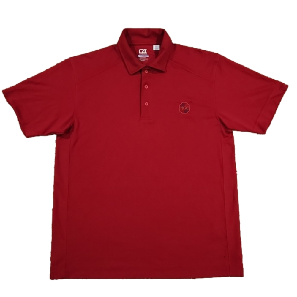 Cutter & Buck Maroon CB DryTec HGC Golf Polo Shirt